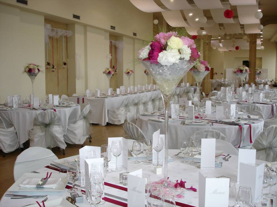 Décoration salle de mariage.